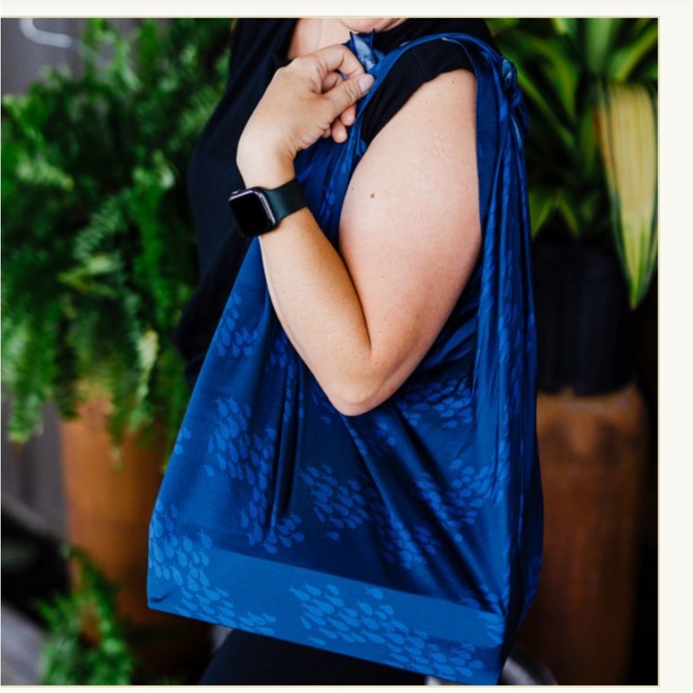 BRAND NEW Big Island Candies x Fighting Eel Silk Blue Hawaii Scarf